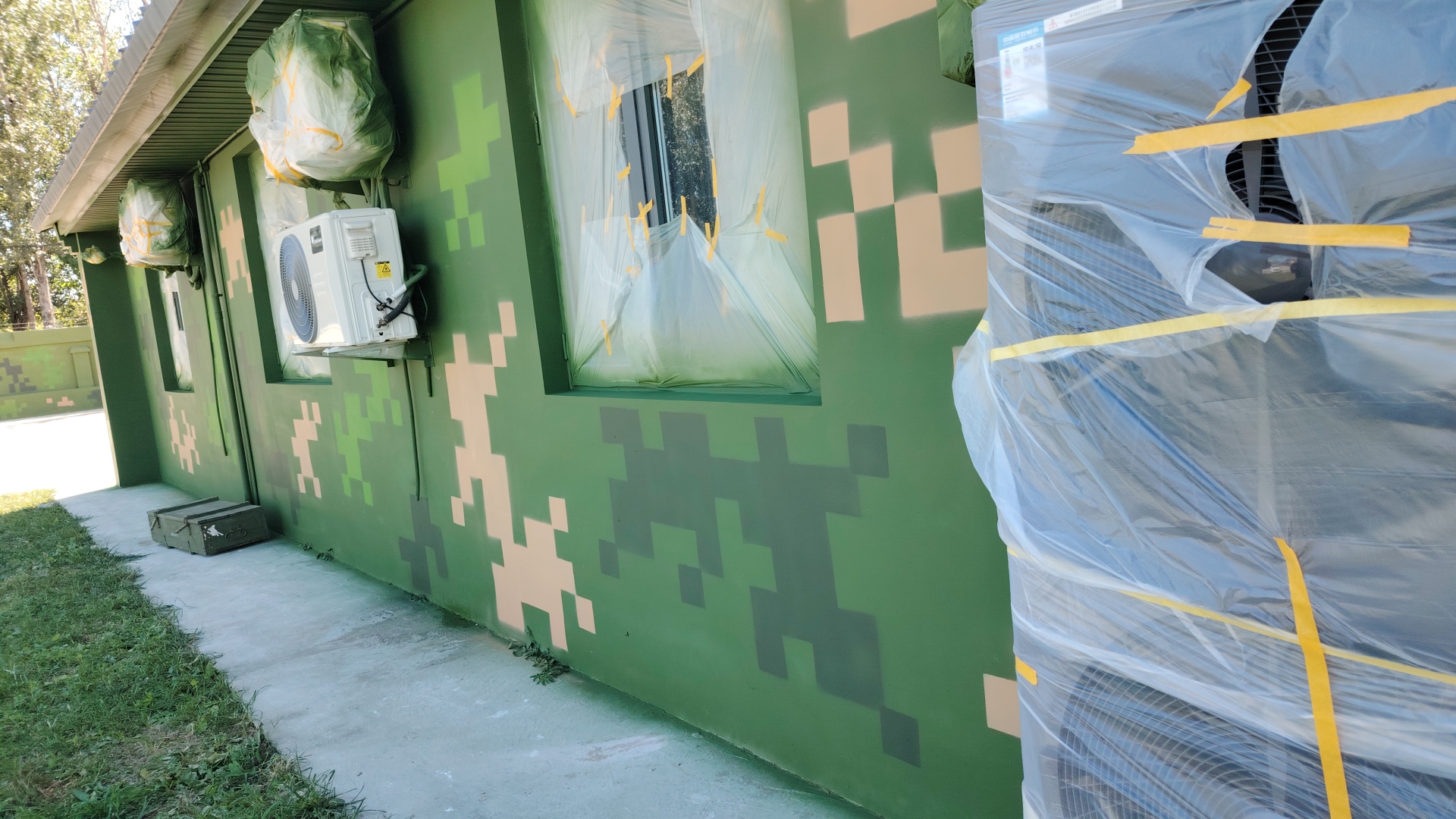 天津外墙迷彩漆施工多少钱 伪装迷彩漆